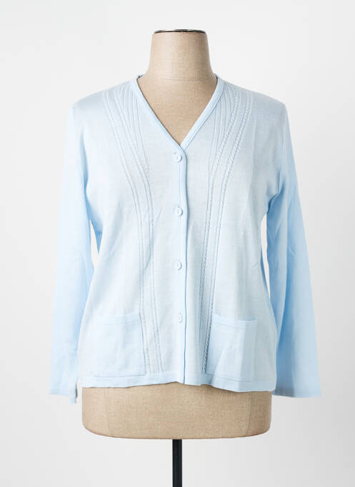 Vestă cu mâneci lungi albastru deschis I.ODENA femeie