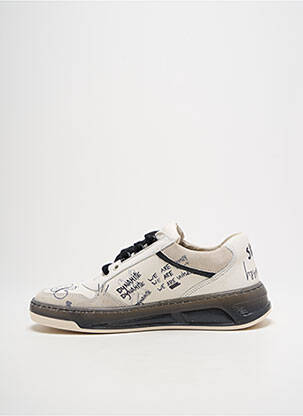 Adidași vârf rotund vârf rotund bej BRONX bărbat