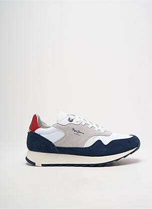 Adidași nubuc vârf rotund albastru PEPE JEANS bărbat