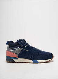 Adidași nubuc vârf rotund albastru PEPE JEANS bărbat