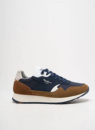 Adidași vârf rotund vârf rotund albastru PEPE JEANS bărbat