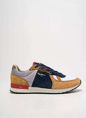 Adidași vârf rotund vârf rotund albastru PEPE JEANS bărbat