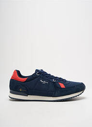 Adidași vârf rotund vârf rotund albastru PEPE JEANS homme