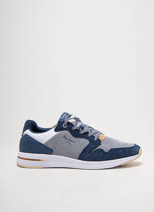 Adidași vârf rotund vârf rotund albastru PEPE JEANS bărbat