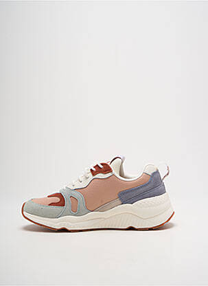 Adidași vârf rotund toc de 4 la 6 cm roz PEPE JEANS femeie