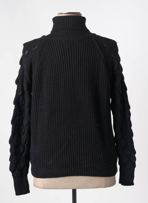 Pulover cu guler înalt negru MERI & ESCA femeie