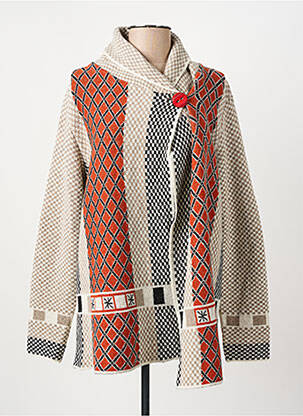 Vestă cu mâneci lungi bej GUY DUBOUIS femeie