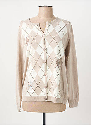 Vestă cu mâneci lungi bej I.ODENA femeie