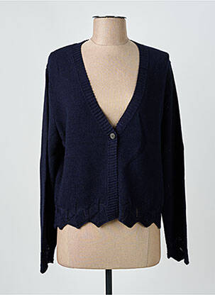 Vestă cu mâneci lungi albastru I.ODENA femeie