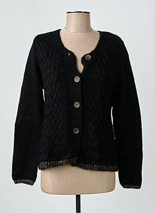 Vestă cu mâneci lungi negru GRIFFON femeie