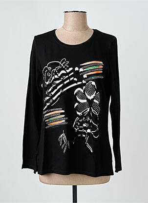 Tricou mâneci lungi mâneci lungi negru GREGORY PAT femeie