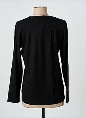 Tricou mâneci lungi mâneci lungi negru GRIFFON femeie