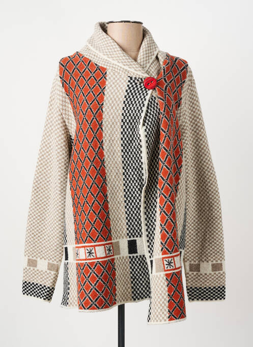 Vestă cu mâneci lungi bej GUY DUBOUIS femeie