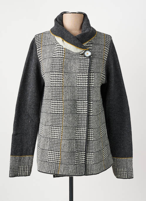 Vestă cu mâneci lungi gri GUY DUBOUIS femeie