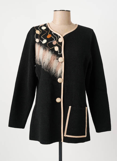 Vestă cu mâneci lungi negru NATURAL LIFE femeie