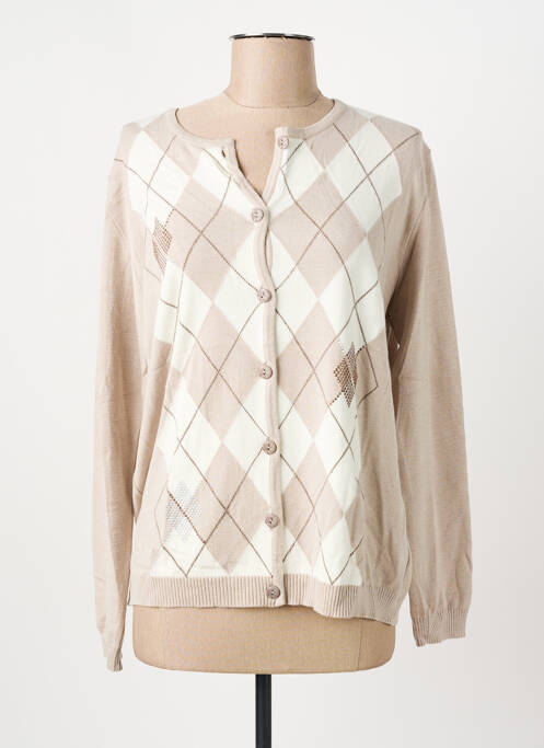 Vestă cu mâneci lungi bej I.ODENA femeie