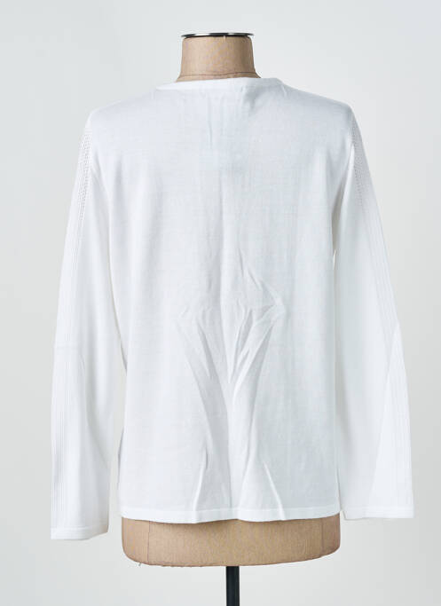 Vestă cu mâneci lungi alb I.ODENA femeie