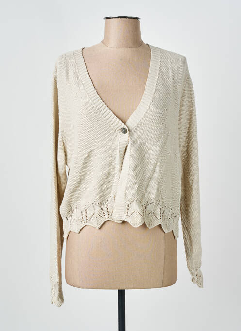 Vestă cu mâneci lungi bej I.ODENA femeie