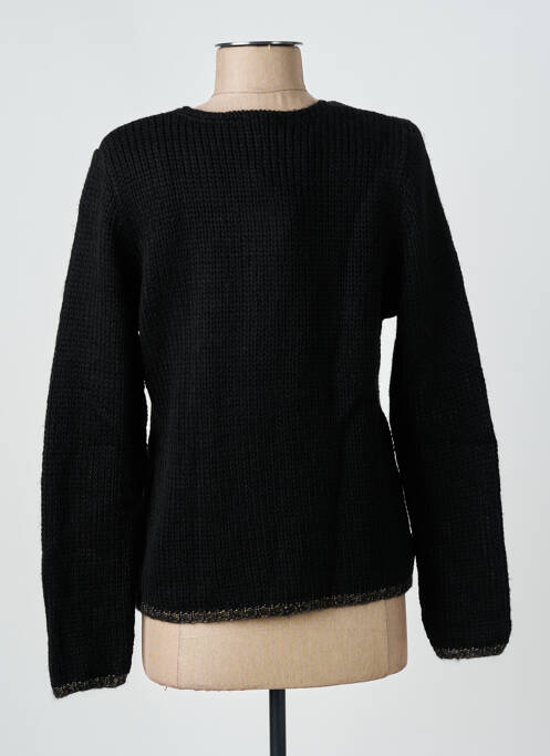 Vestă cu mâneci lungi croială cambrată negru GRIFFON femme