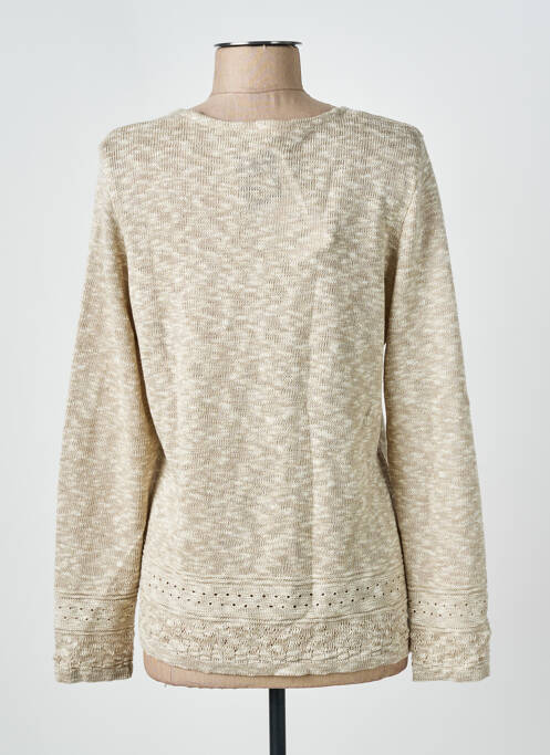 Vestă cu mâneci lungi bej GRIFFON femeie