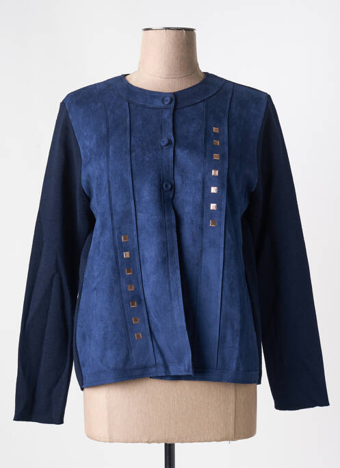 Vestă cu mâneci lungi albastru I.ODENA femeie