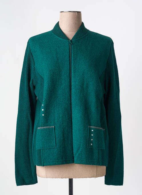 Vestă cu mâneci lungi verde I.ODENA femeie