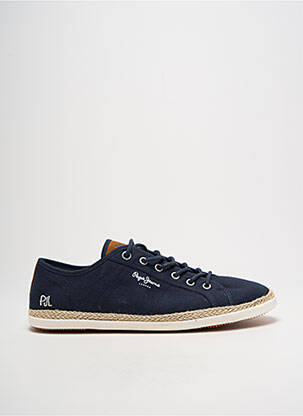 Adidași vârf rotund vârf rotund albastru PEPE JEANS bărbat