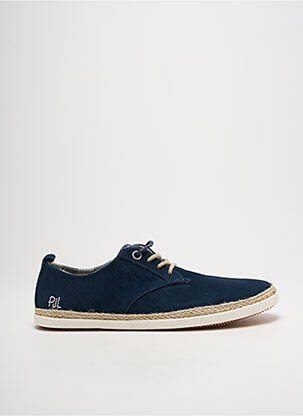 Adidași nubuc vârf rotund albastru PEPE JEANS bărbat