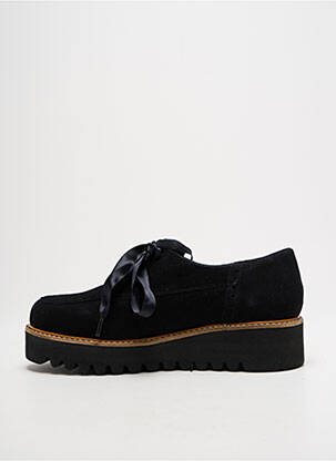 Derby-uri vârf rotund toc plat până la 3 cm negru MYMA femeie