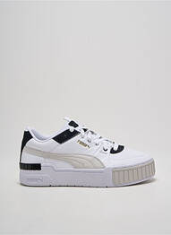 Adidași vârf rotund toc plat până la 3 cm alb PUMA femme