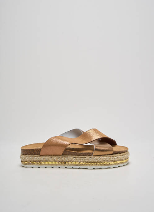 Mulete/Saboți maro AMOA femeie