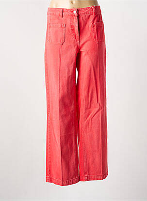 Blugi cu croială largă roșu C'EST BEAU LA VIE femeie