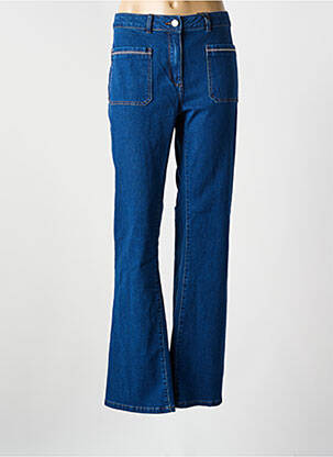 Blugi cu croială evazată albastru JULIE GUERLANDE femeie