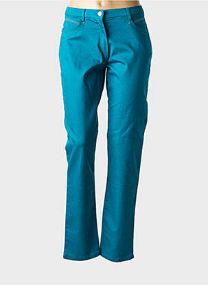 Blugi cu croială slim albastru CHRISTINE LAURE femeie