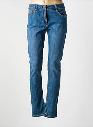 Blugi cu croială slim albastru C'EST BEAU LA VIE femeie