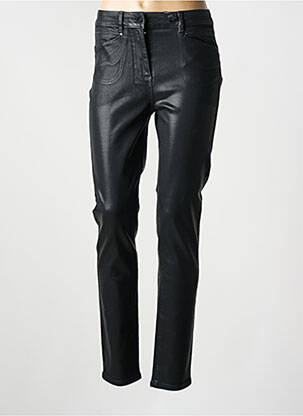 Blugi cu croială slim negru JULIE GUERLANDE femeie