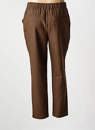 Pantalon chino buzunare talie înaltă maro C'EST BEAU LA VIE femeie