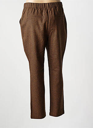Pantalon chino buzunare talie înaltă maro C'EST BEAU LA VIE femeie