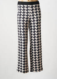 Pantalon drept elasticitate negru WALTRON femme