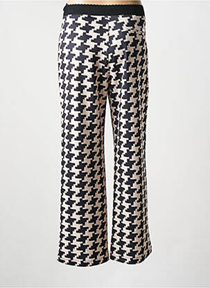Pantalon drept elasticitate negru WALTRON femeie