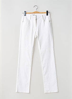 Blugi cu croială dreaptă alb C'EST BEAU LA VIE femeie