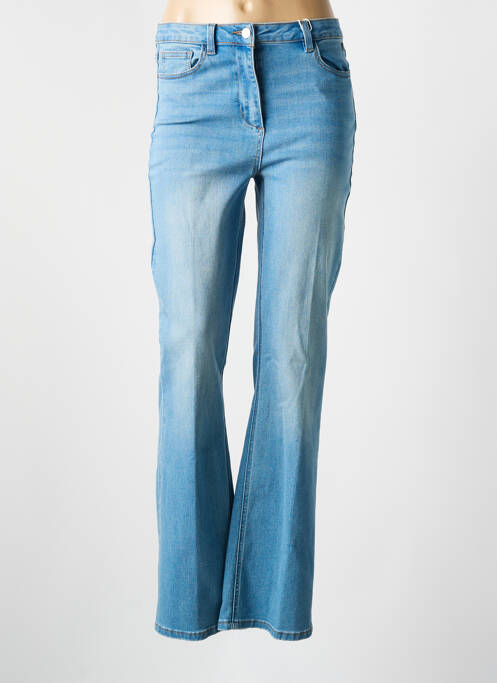 Blugi cu croială evazată albastru C'EST BEAU LA VIE femeie