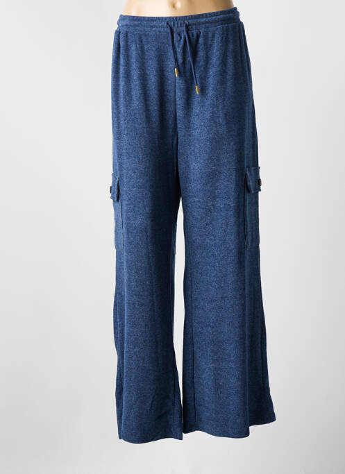 Pantalon cargo albastru K-DESIGN femeie