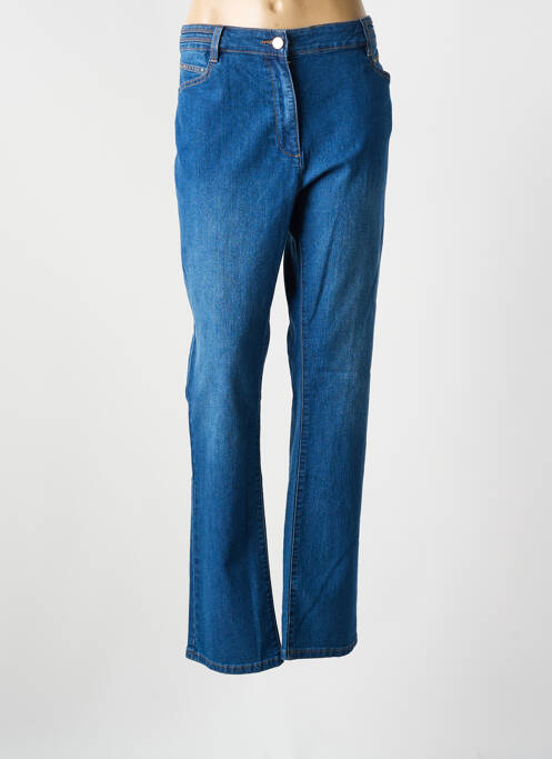 Blugi cu croială dreaptă albastru JULIE GUERLANDE femeie