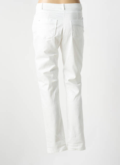 Blugi cu croială slim alb CHRISTINE LAURE femeie