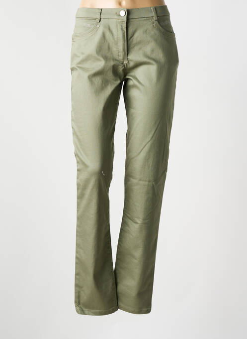 Blugi cu croială slim verde CHRISTINE LAURE femeie