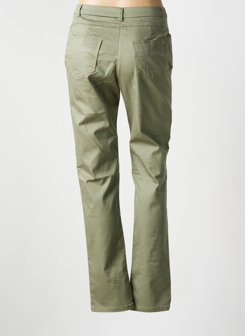 Blugi cu croială slim verde CHRISTINE LAURE femeie