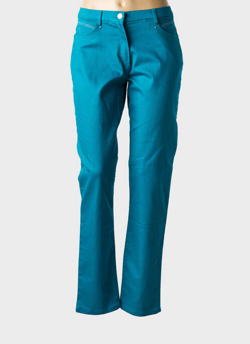 Blugi cu croială slim albastru CHRISTINE LAURE femeie