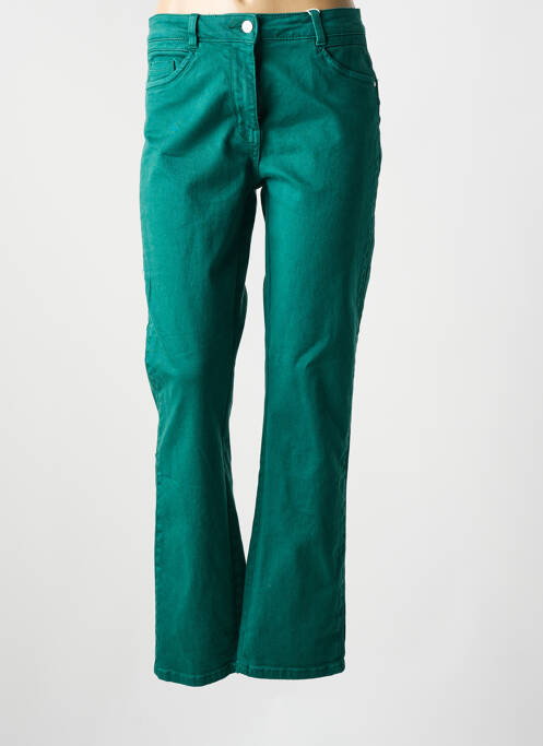Blugi cu croială dreaptă verde C'EST BEAU LA VIE femeie