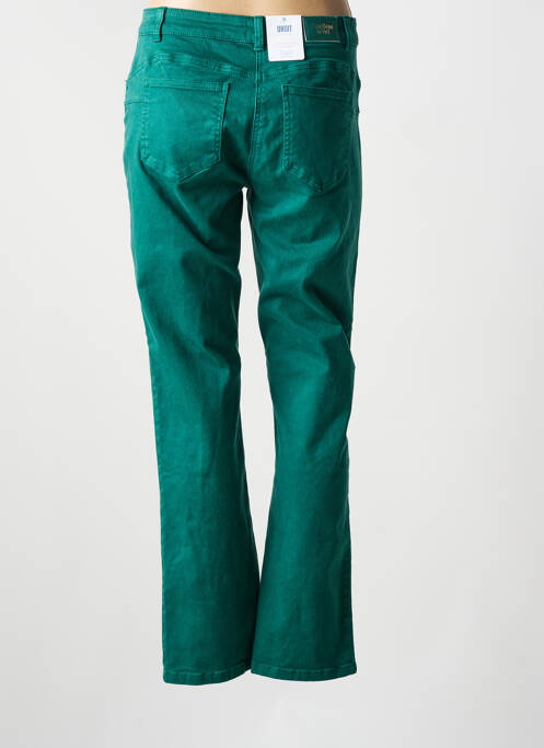 Blugi cu croială dreaptă verde C'EST BEAU LA VIE femeie